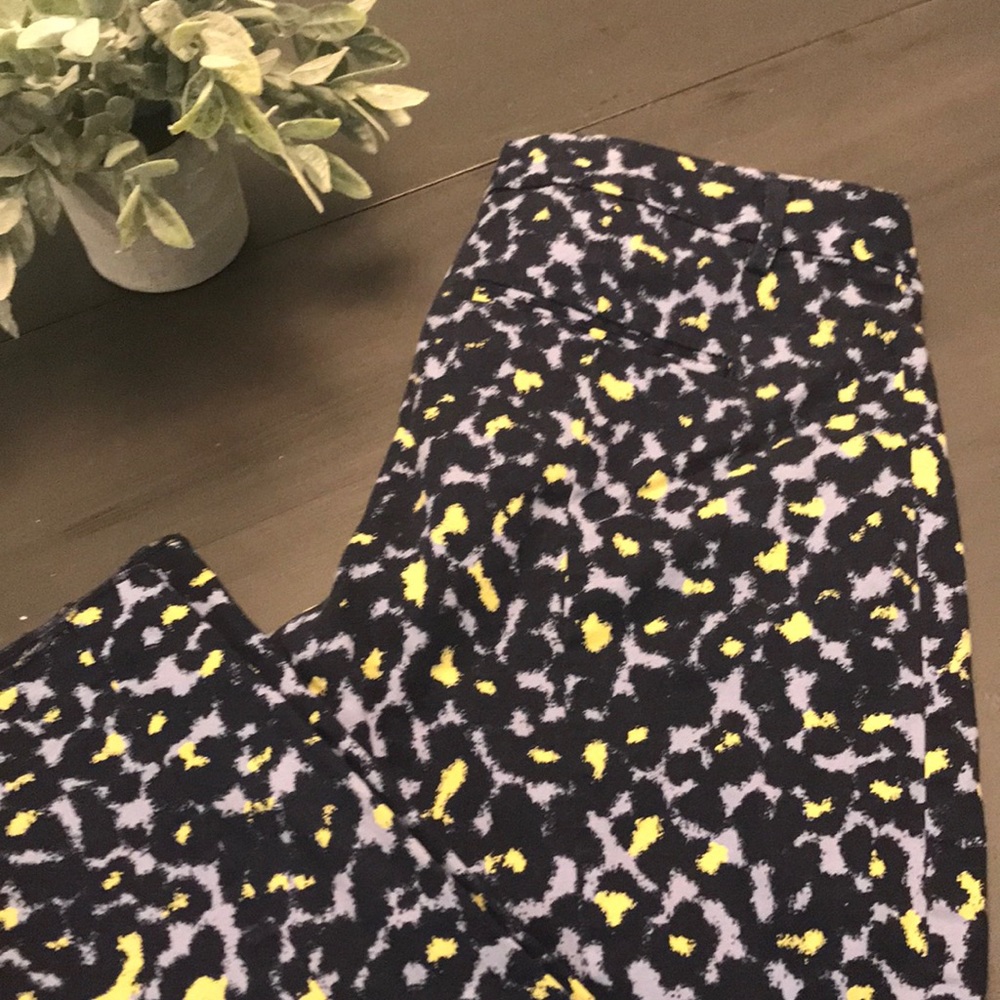 Leopard gap pants